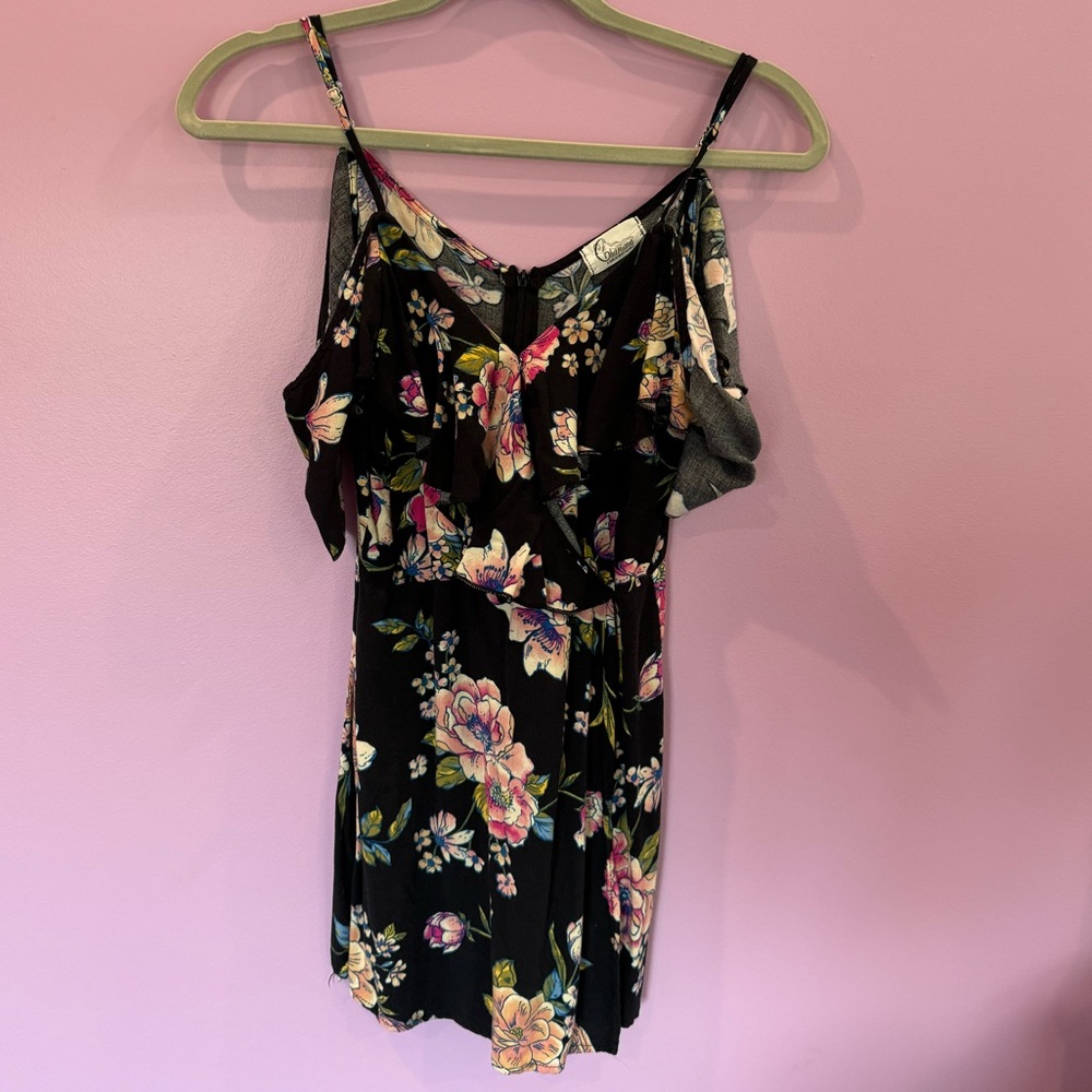 Floral Off-The-Shoulder Romper